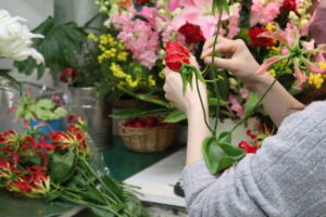 品川の戸越銀座商店街の花屋でアルバイト募集しております